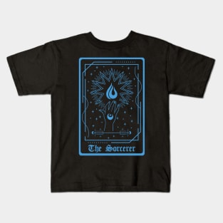 D&D Sorcerer Class Tarot Card Kids T-Shirt